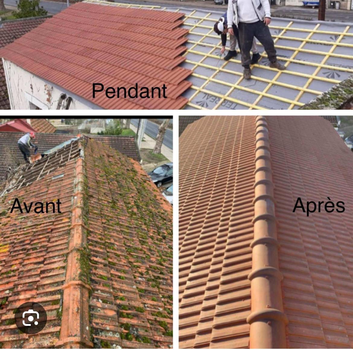 Avant rénovation toiture BAB