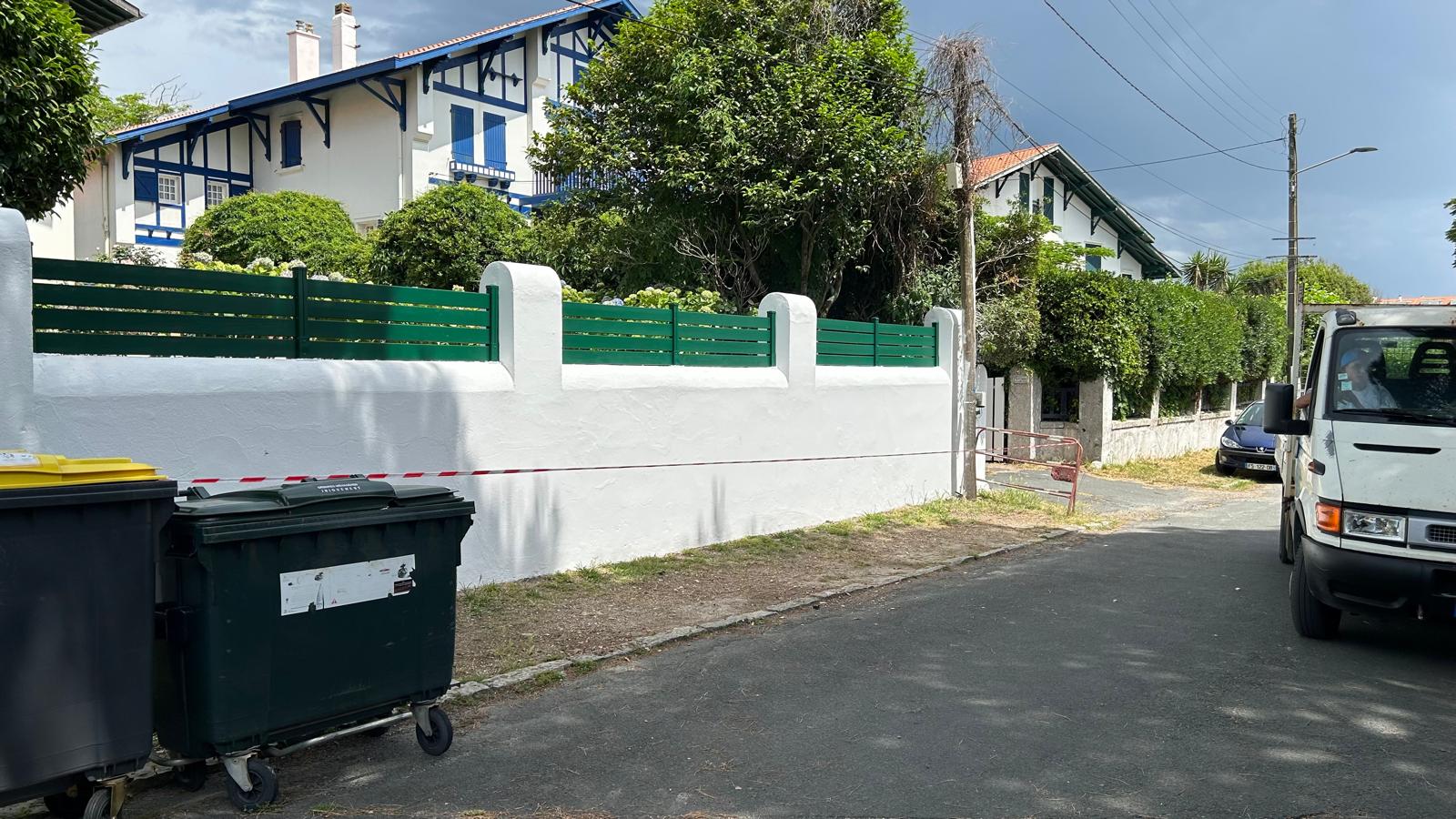 Peinture muret extérieur BAB